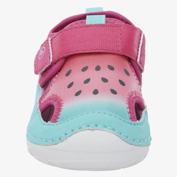 NEW Stride Rite Sizes 4.5 - 6 Splash Sandal Water Shoe - Watermelon Pink - Picture 4 of 8